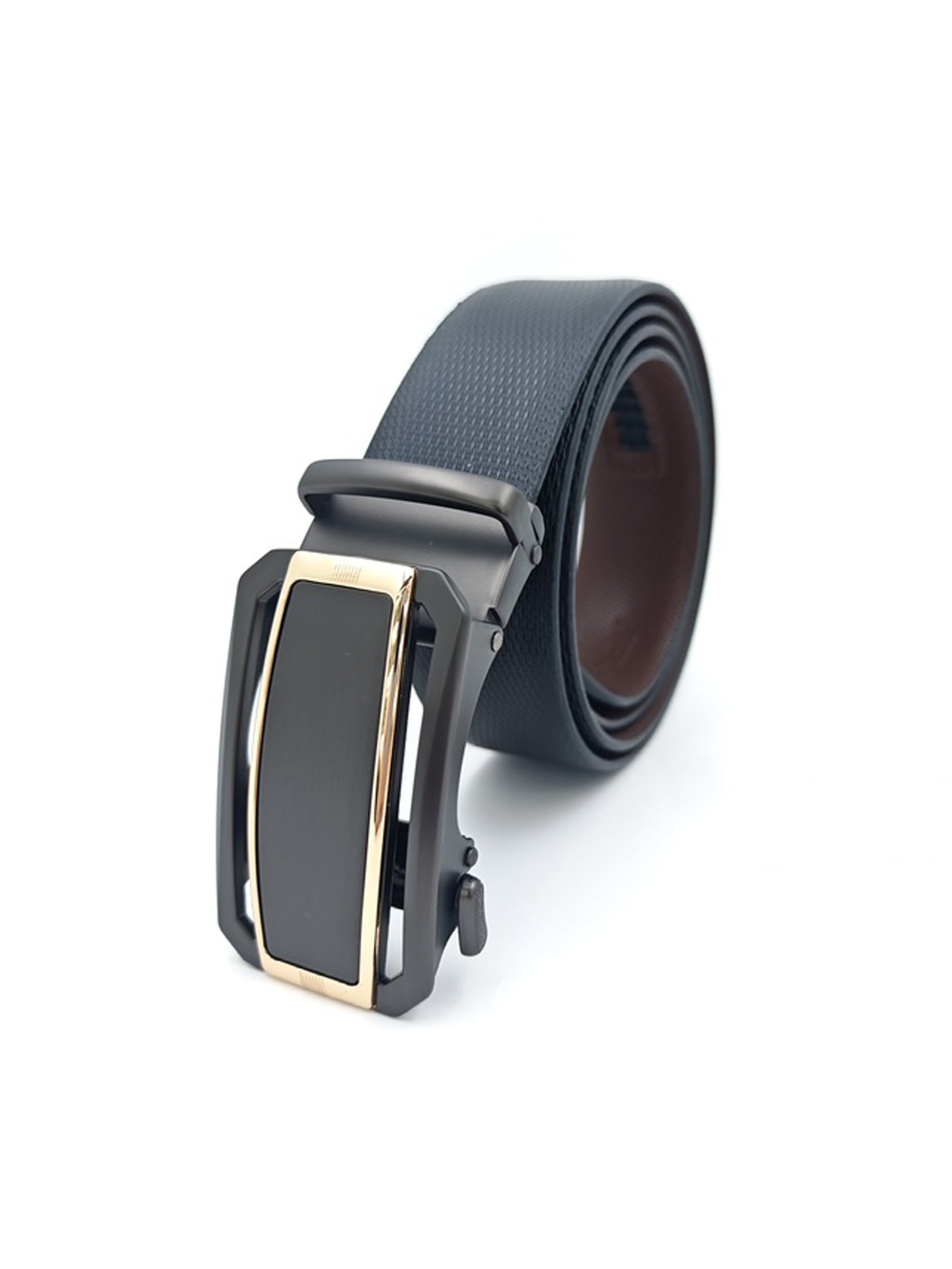 Men’s PU Leather Belt – Adjustable Auto - Lock Buckle