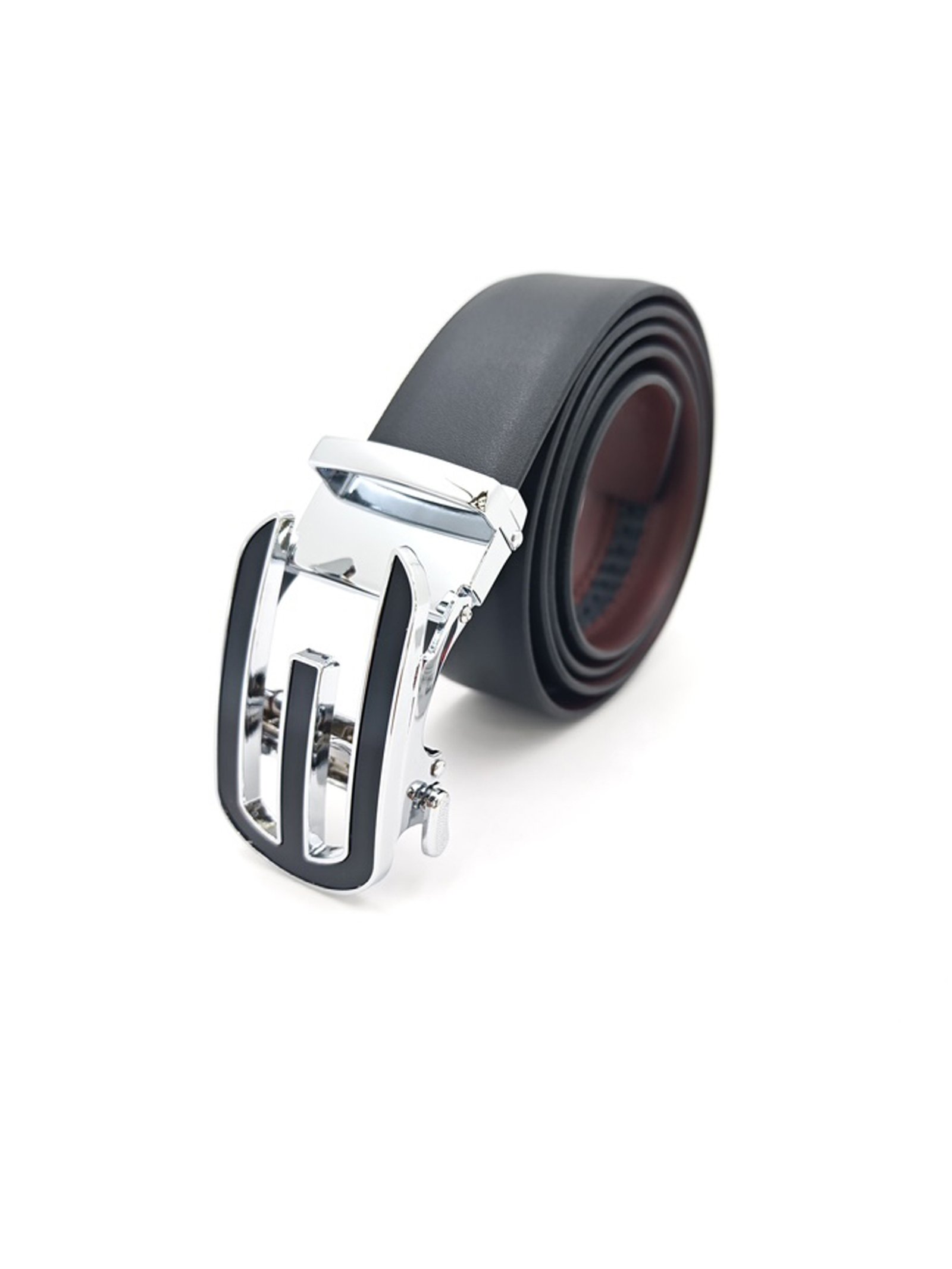 Men’s PU Leather Belt – Adjustable Auto - Lock Buckle