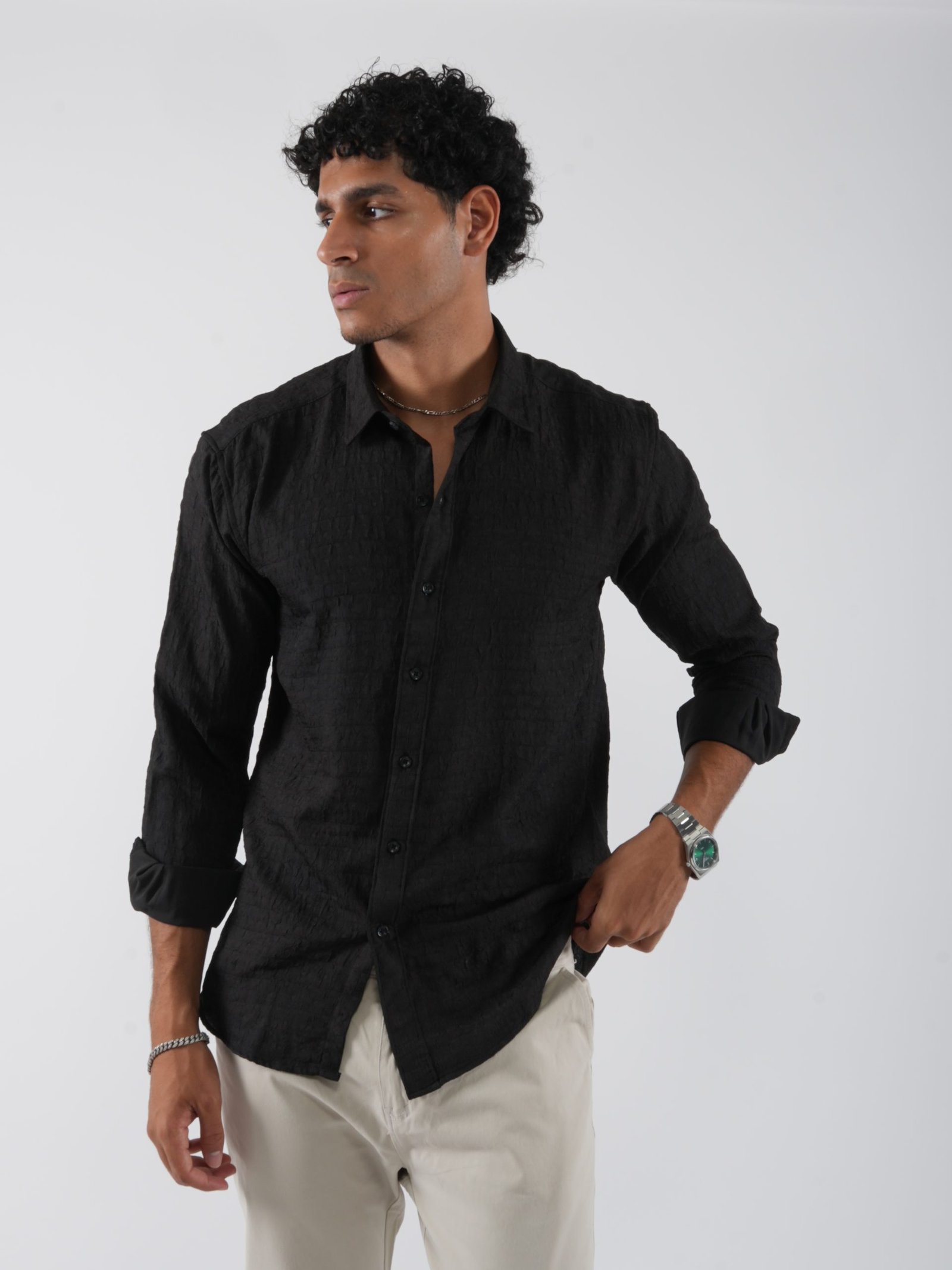 Men’s Slim Fit Cotton Shirt – Tailored, Breathable Comfort
