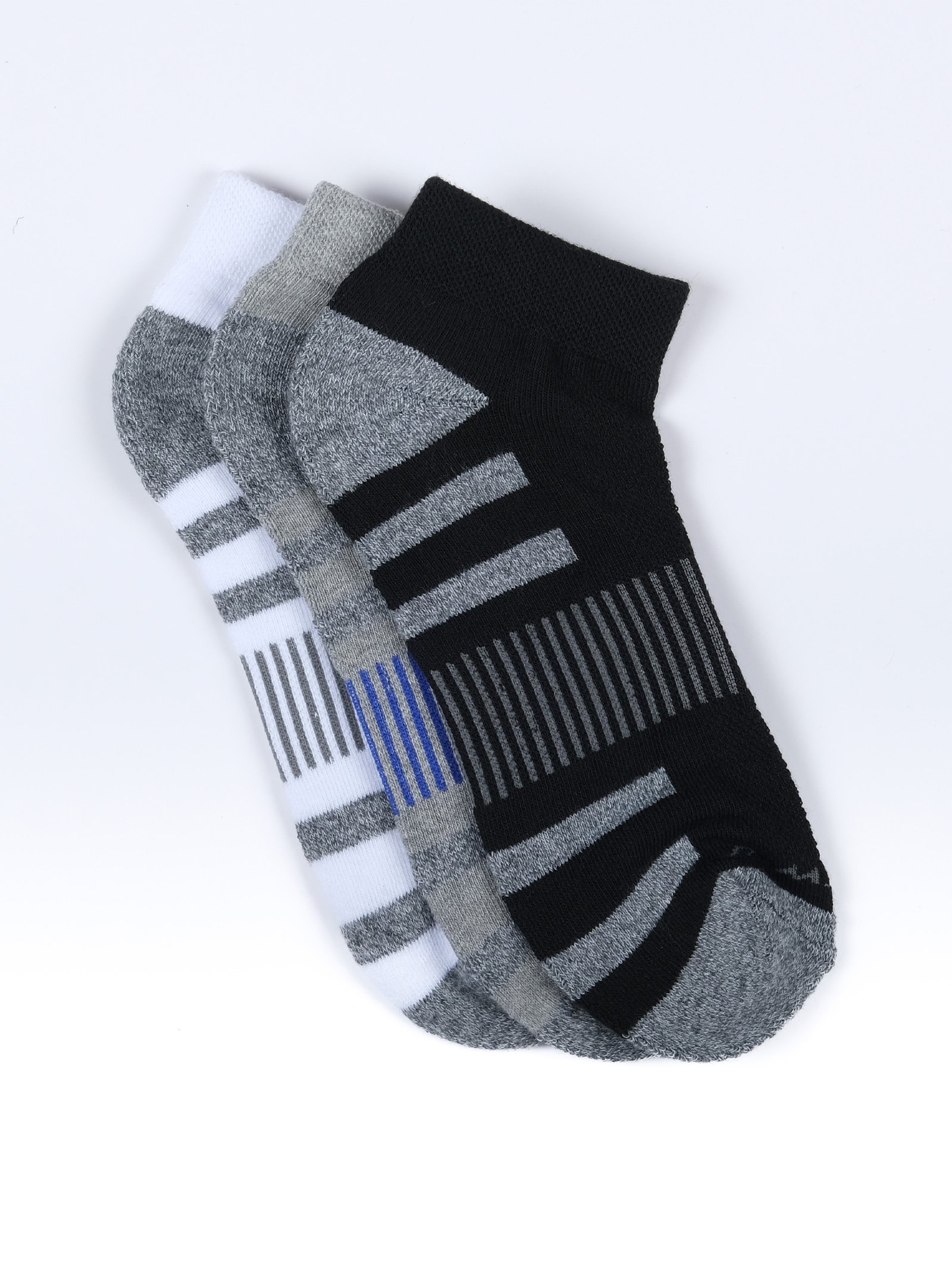 Men's Sports Breathable Cushioned Running Socks (Pack of 3)