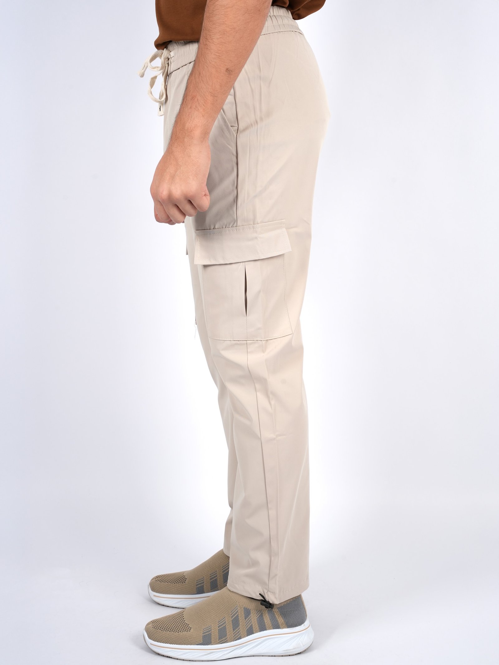 Men’s Cotton Cargo Joggers – Casual Streetwear