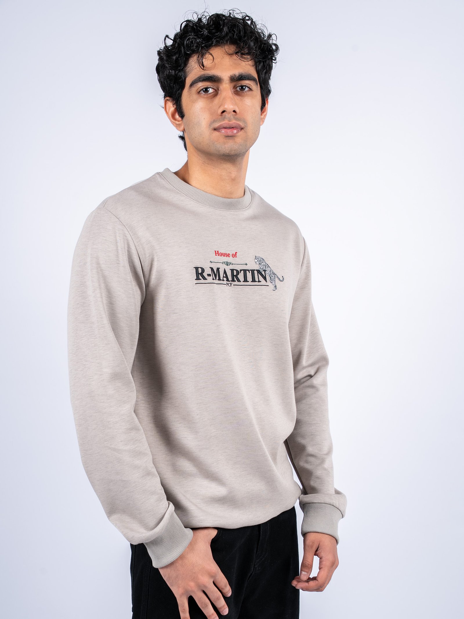 Men’s Slim Fit Crew Neck Sweatshirt
