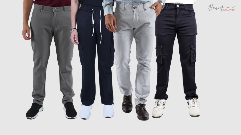Top Trending Men’s Trousers: Formal, Casual and Cargo Styles